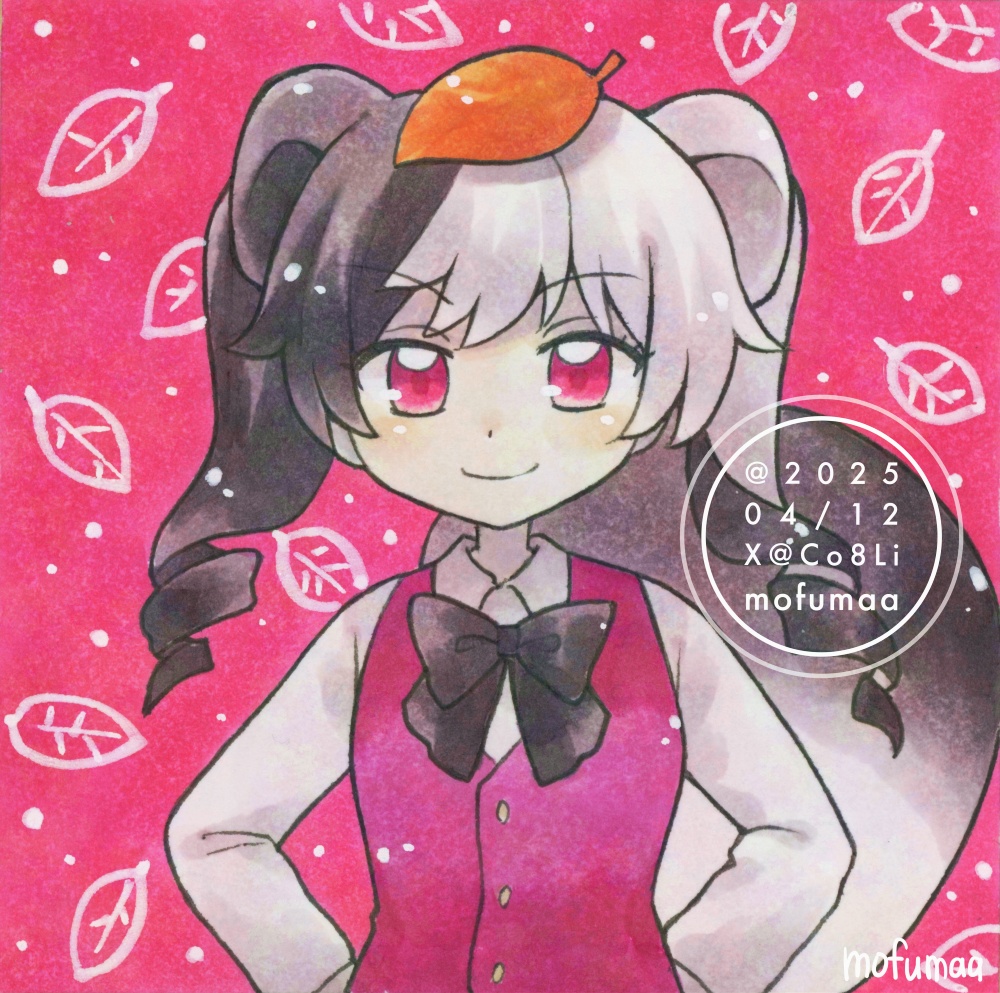 【オリジナル】ポストカード原画・豆色紙