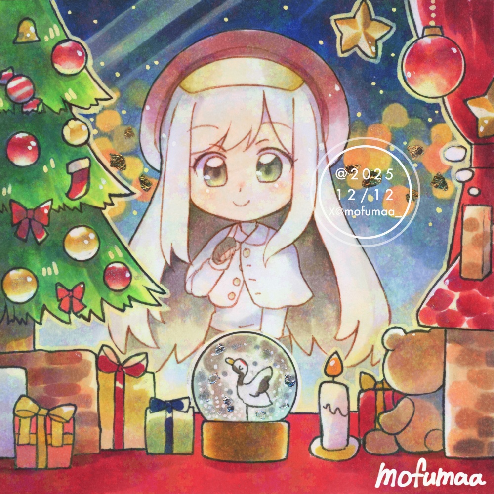 【オリジナル】冬の豆色紙シリーズ