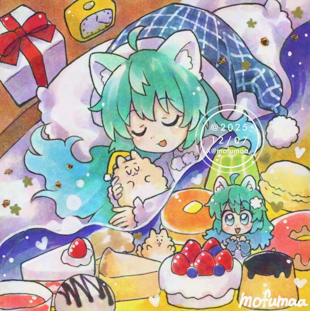 【オリジナル】冬の豆色紙シリーズ