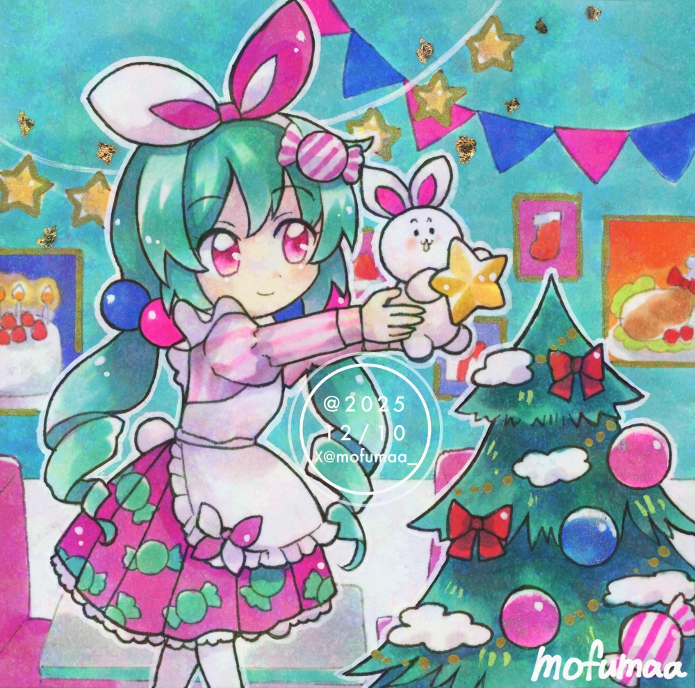 【オリジナル】冬の豆色紙シリーズ