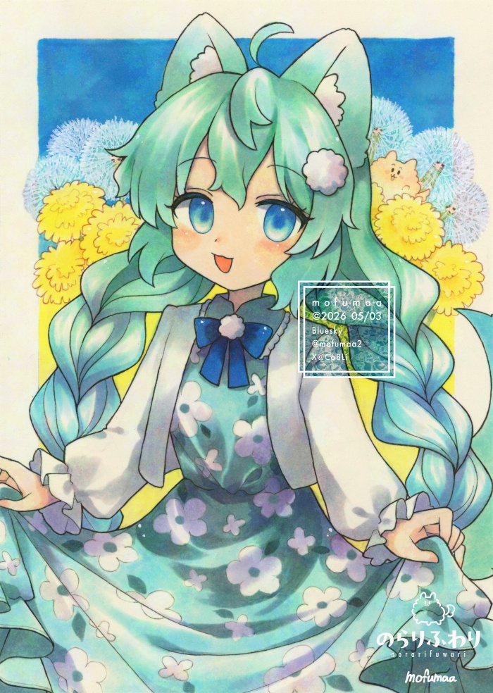 【オリジナル】おめかし模様展 アナログイラスト