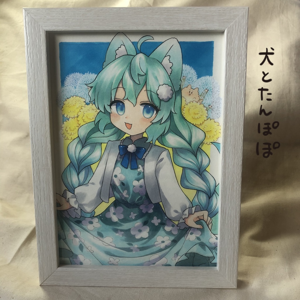 【オリジナル】おめかし模様展 アナログイラスト