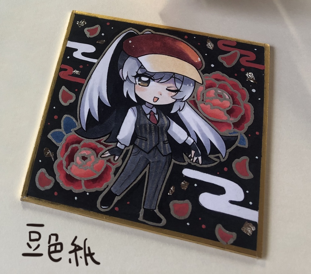 【オリジナル】おめかし模様展 アナログイラスト