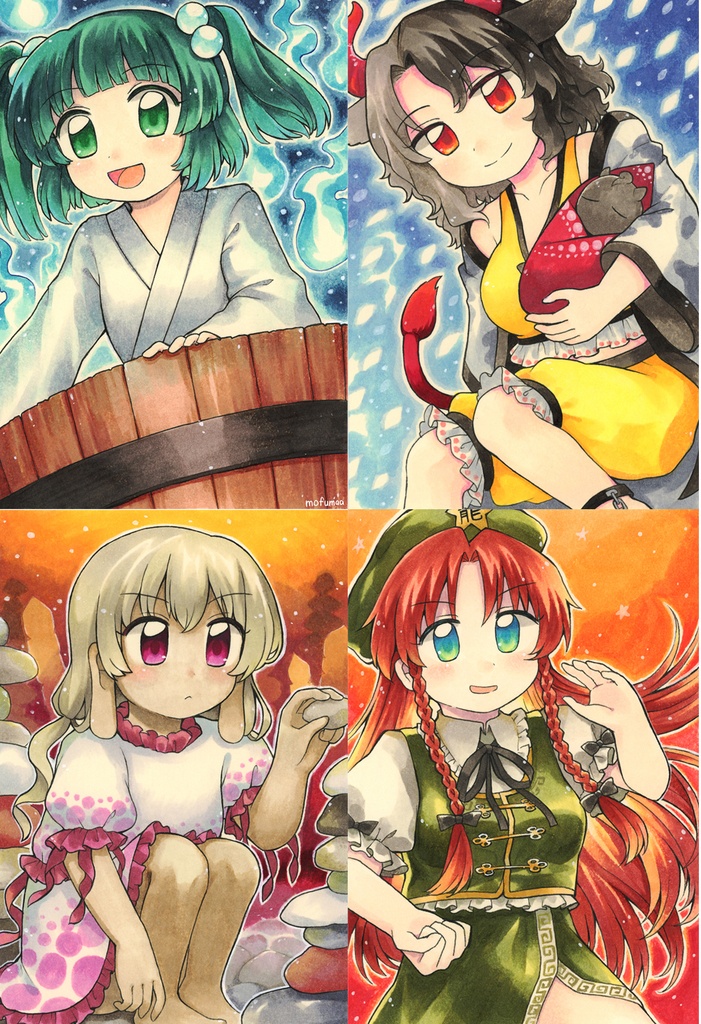 【東方】ポストカードサイズアナログ原画