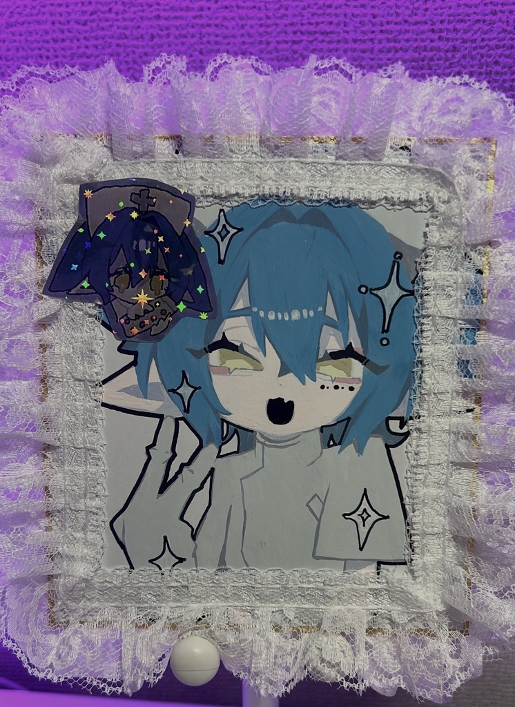 ナーススタッフ 色紙原画1