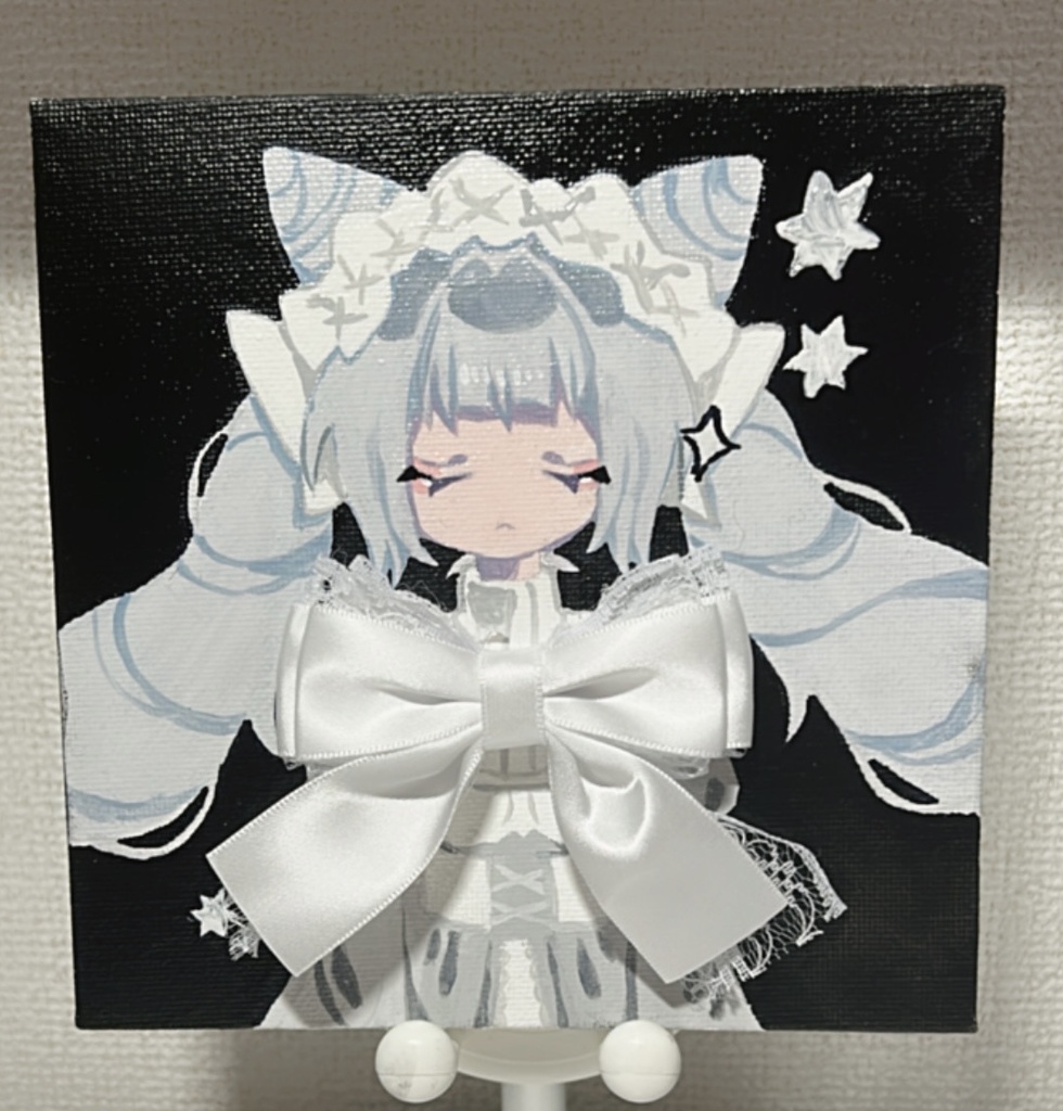 原画キャンバスボード 魔法少女 ホワイト