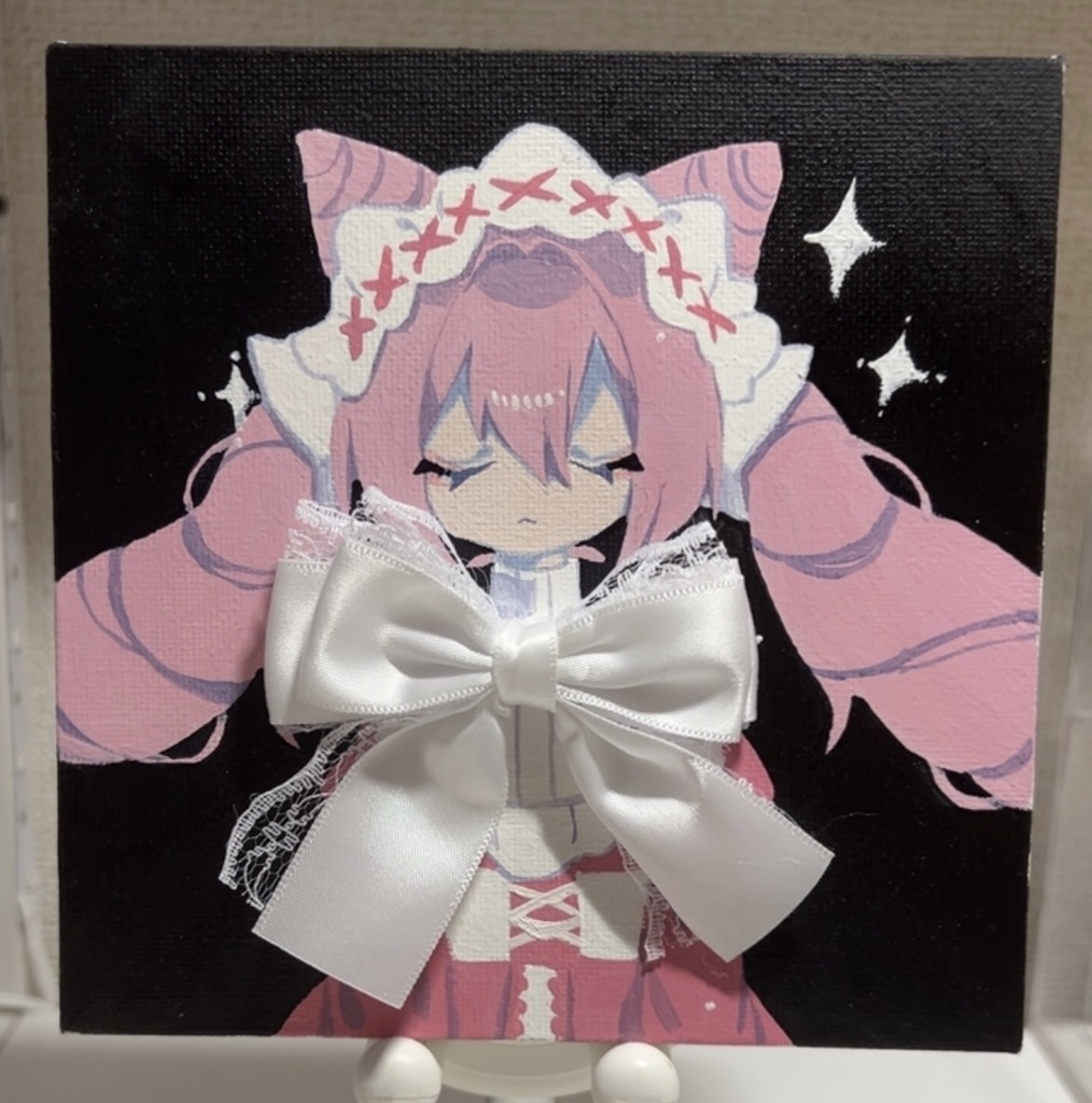 キャンバスアート 原画 ブロッサムピンク