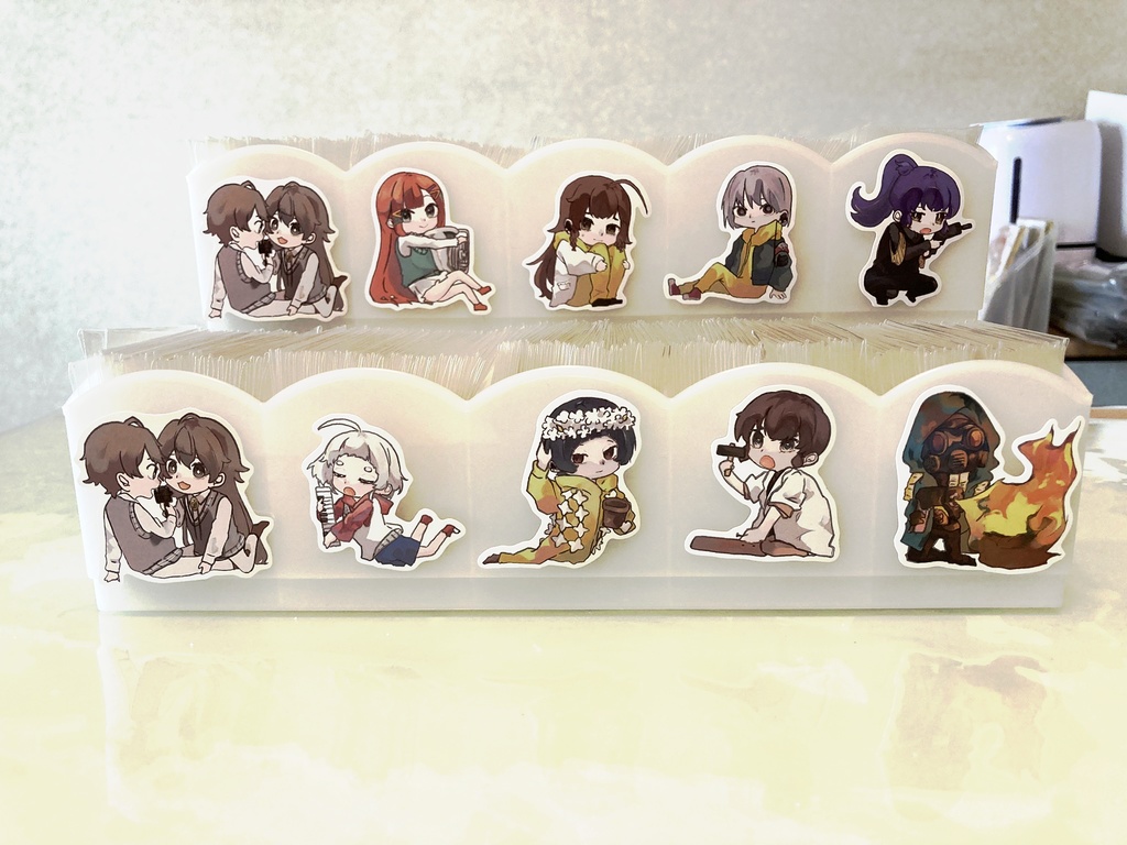 花袋ステッカー