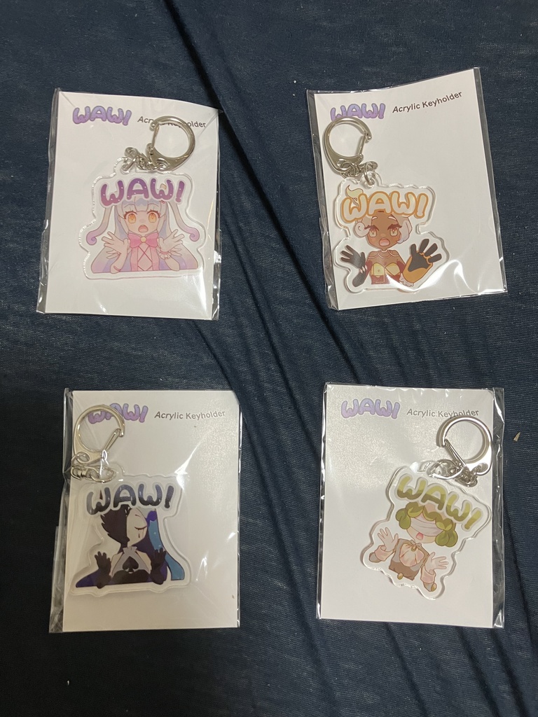 【スパコミ32】WAWアクキー(魔法少女ver.)