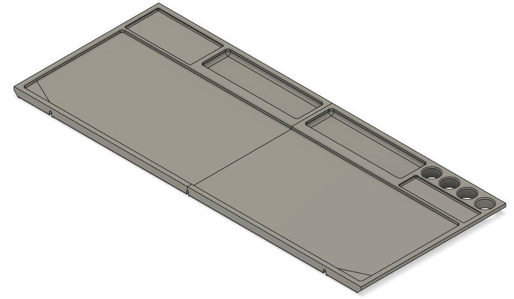 ピットボックス用メンテナンスベース_ver2(左右) [STLデータ] 