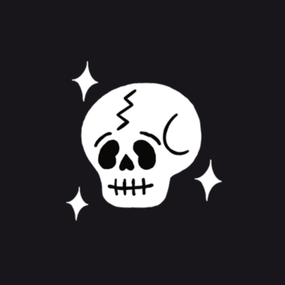 キラキラドクロ