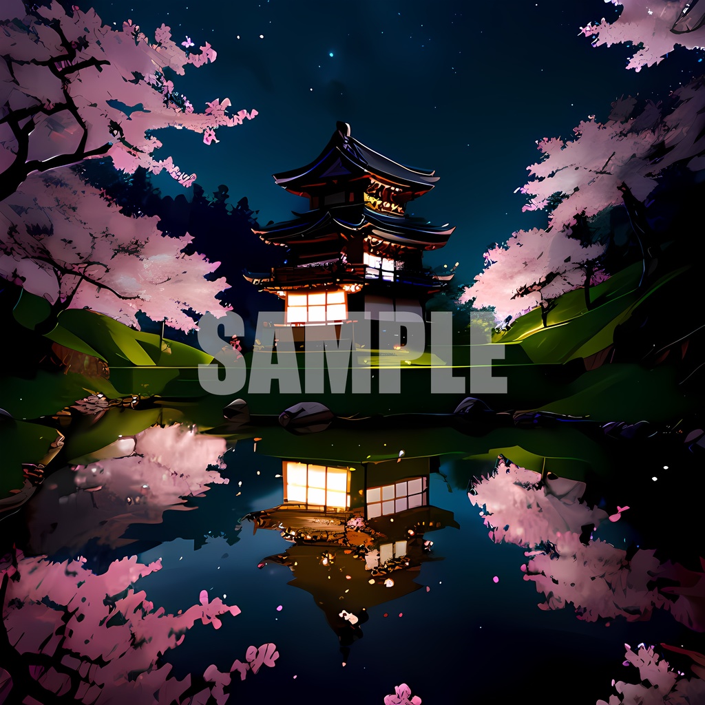 Anime Scenery Background Pack Vol.1 (アニメ風景背景パック - 日本の四季風景 35枚セット)