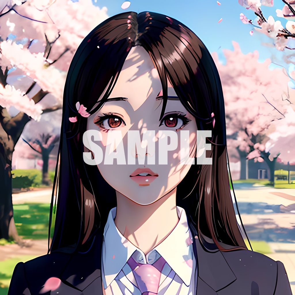 Anime Girl Illustration Pack Vol.1(季節感アニメ少女イラスト10枚)