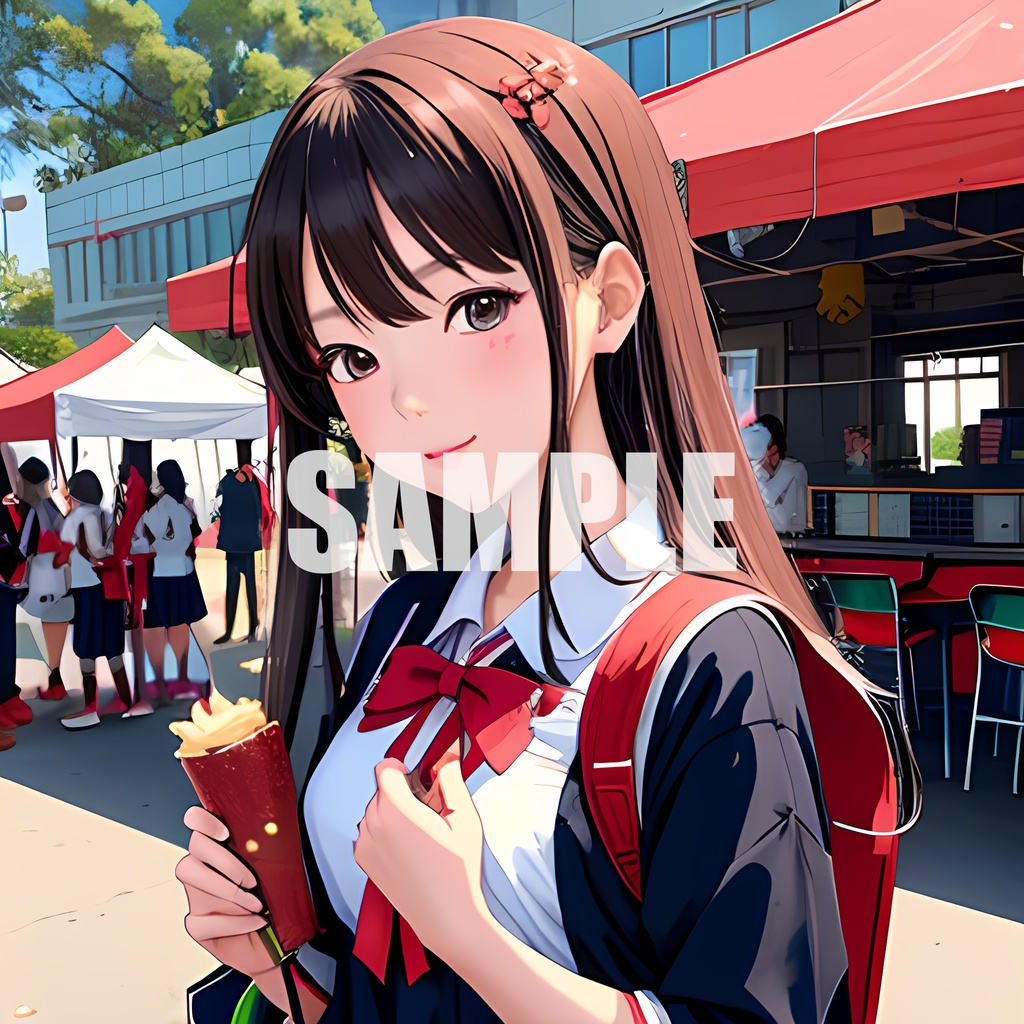 Anime Girl Illustration Pack Vol.1(季節感アニメ少女イラスト10枚)