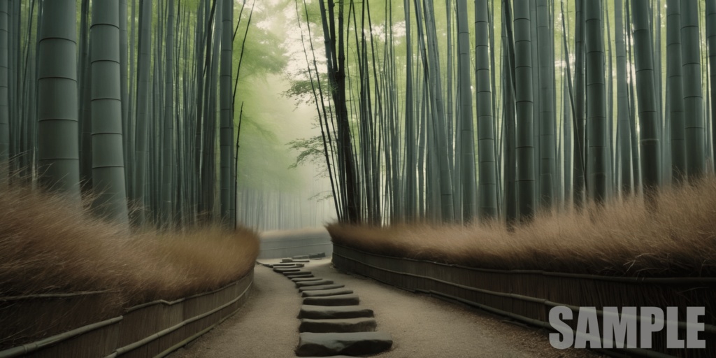 Japanese Bamboo Forest Environment Pack 100 Background Textures