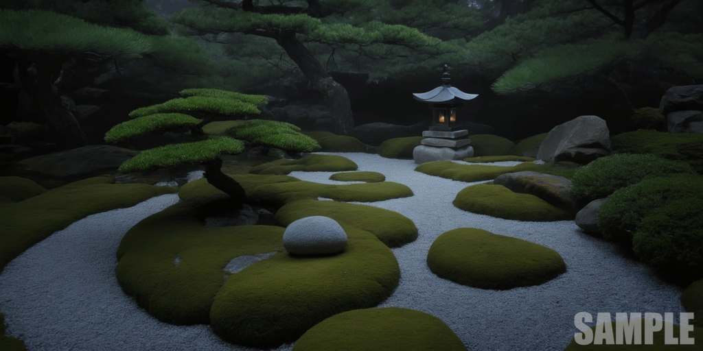 Japanese Garden Environment Pack 100 Background Textures