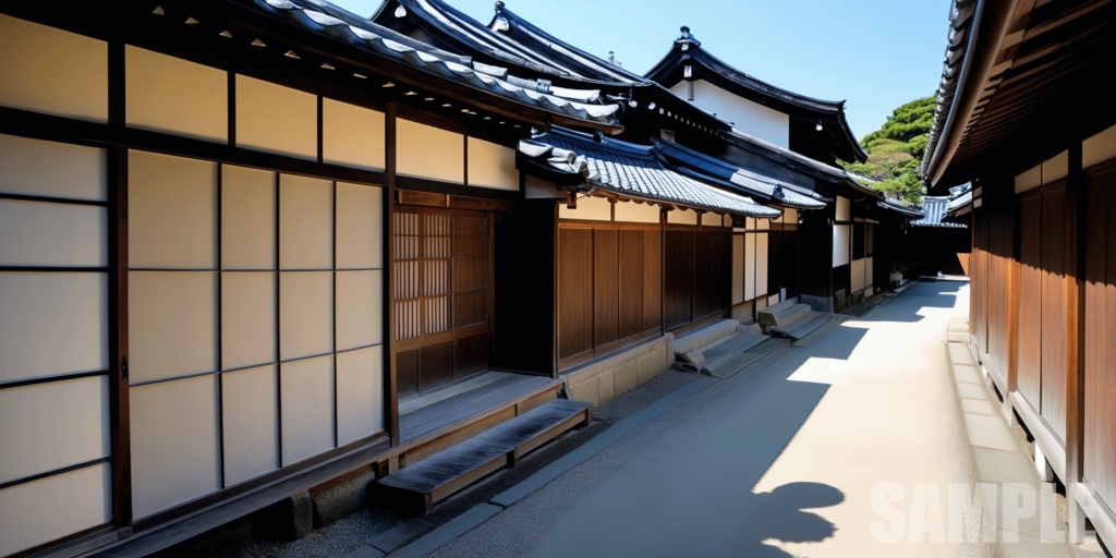 Japanese Kyoto Style Street Environment Pack 100 Background Textures