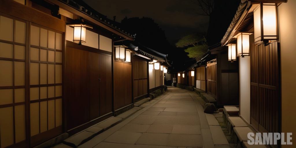 Japanese Kyoto Style Street Environment Pack 100 Background Textures