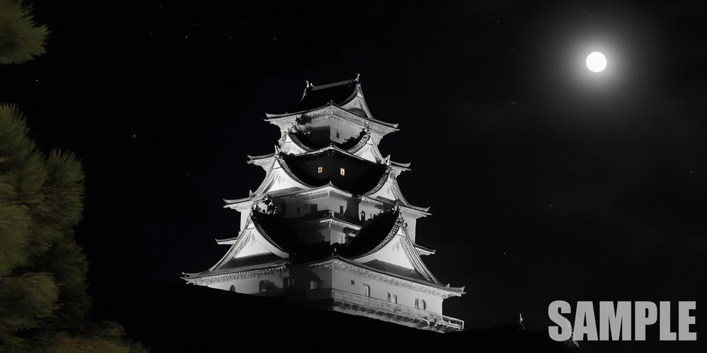 Japanese castle Environment Pack 100 Background Textures