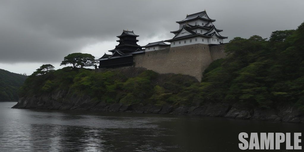 Japanese castle Environment Pack 100 Background Textures