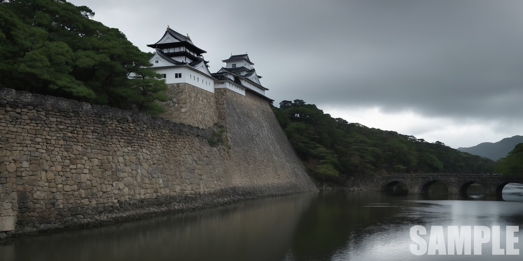 Japanese castle Environment Pack 100 Background Textures