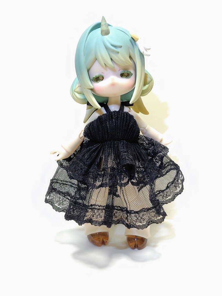 シースルーウエディング風ドレス 黒×黒