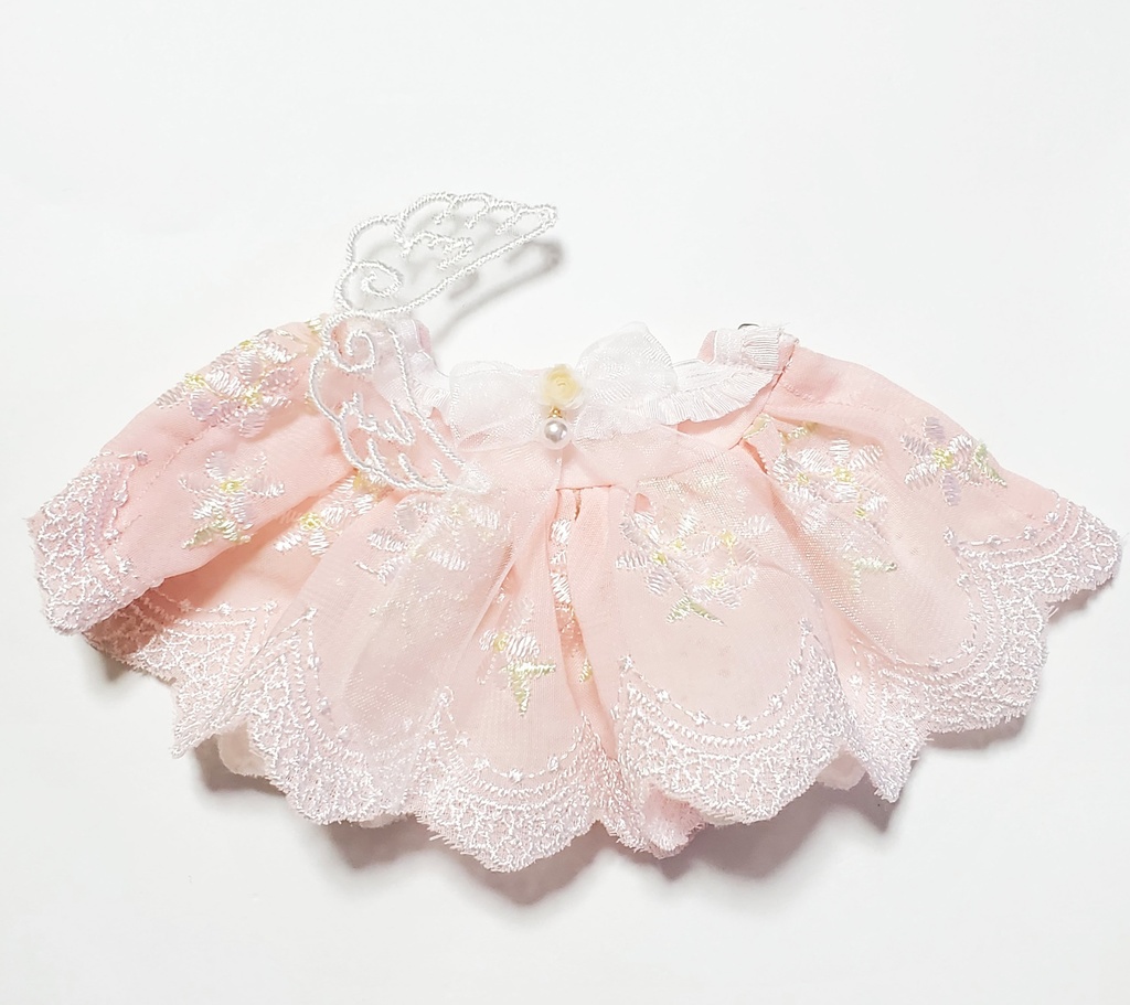 天使なワンピース ピンク×フラワー