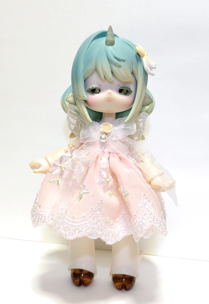 天使なワンピース　ピンク×フラワー