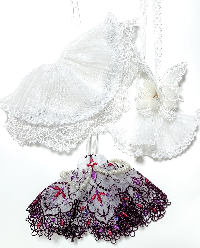 バタフライベールドレス