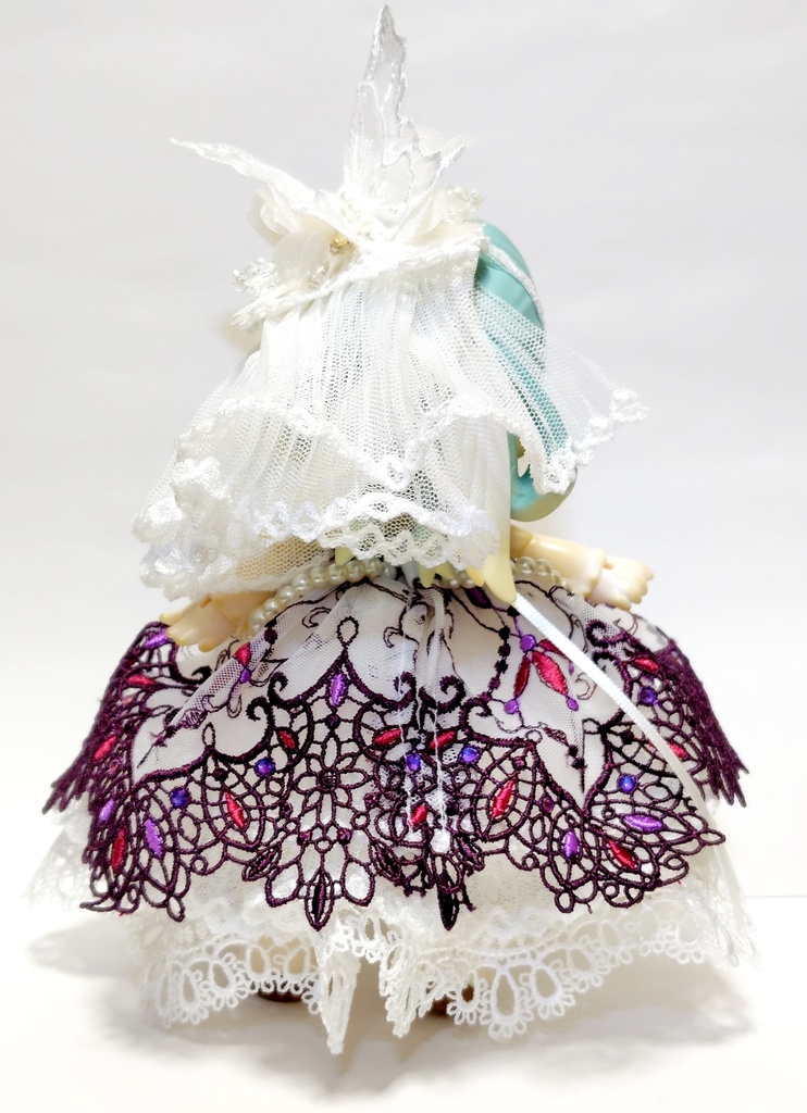 バタフライベールドレス