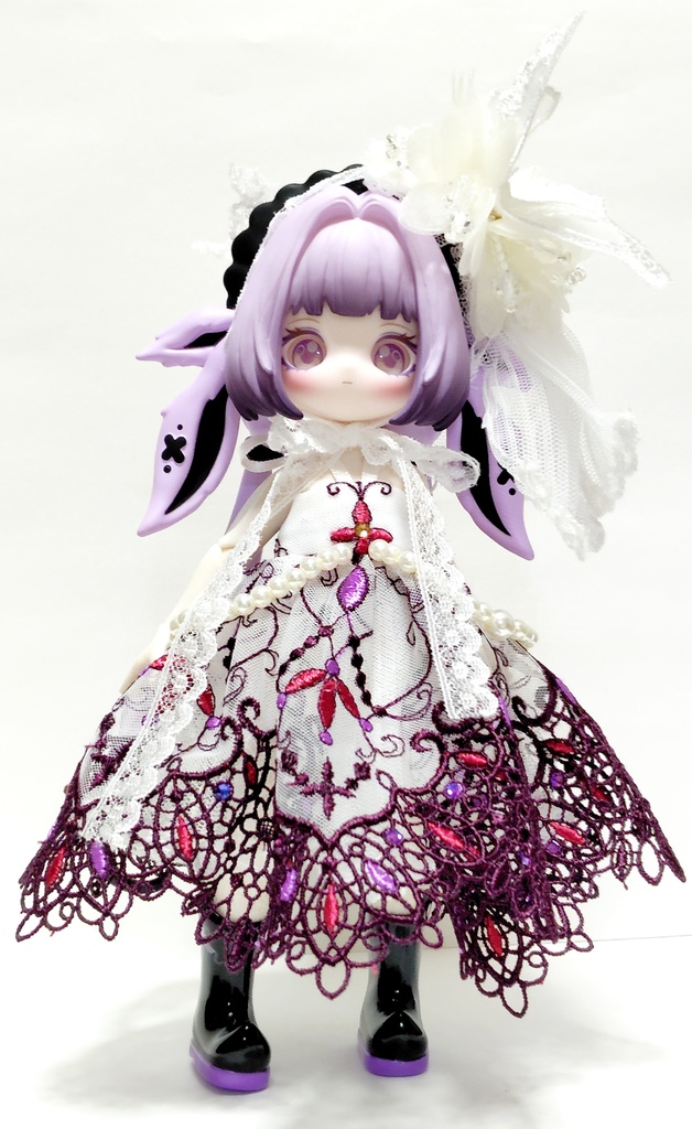 バタフライベールドレス