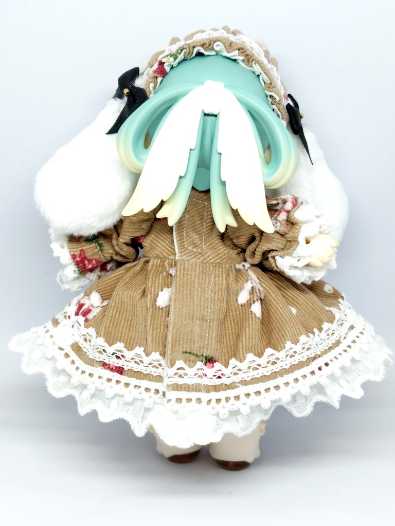 アンティーユ ルルリン物語 うさ耳コーデュロイワンピース ブラウン