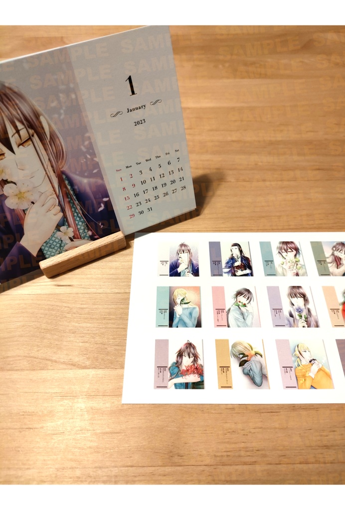 OC_2023年 花言葉＋OCシリーズカレンダー
