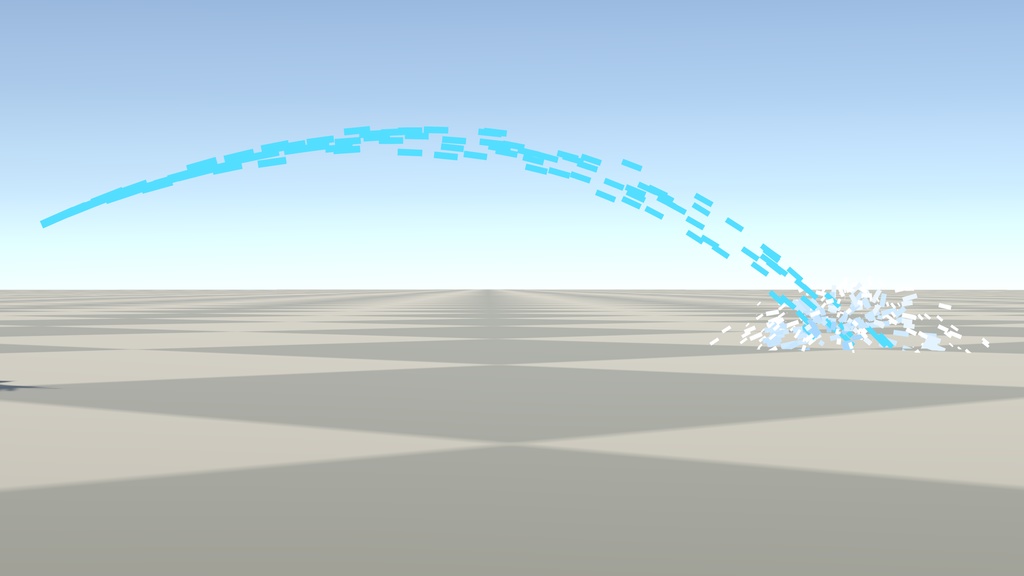 [無料]水発射パーティクル