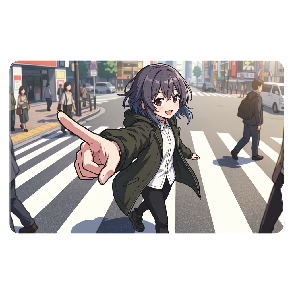 ICカードステッカー　ミトヤ・ミヤ（私服）
