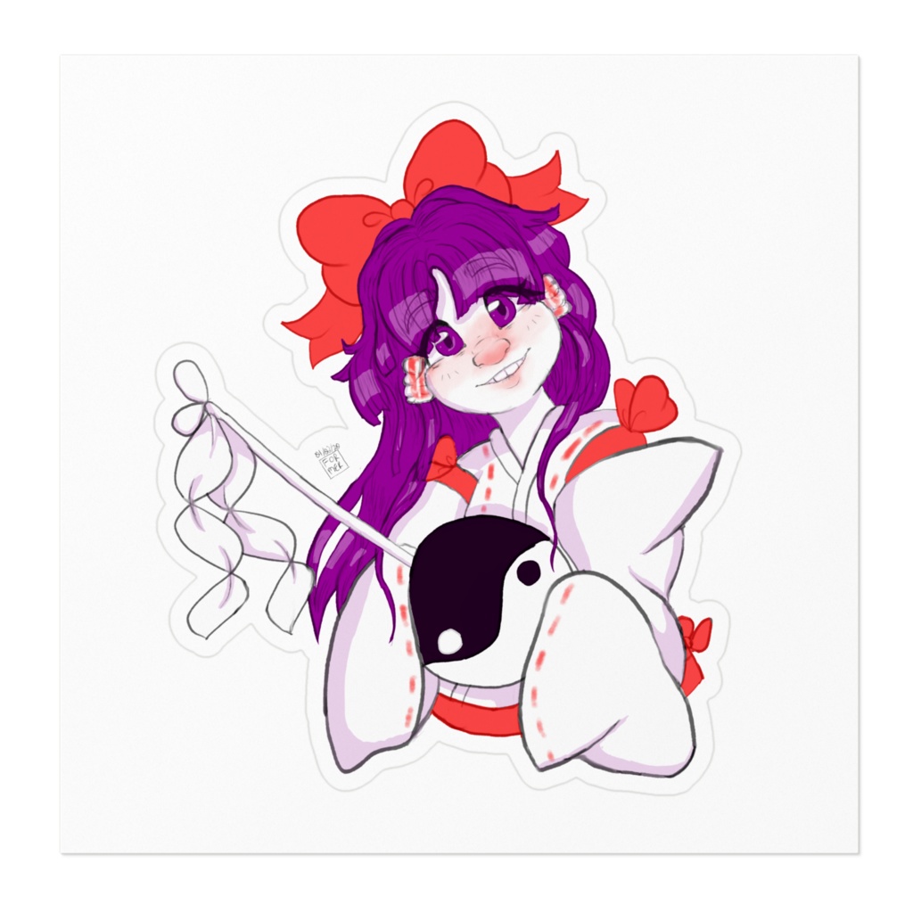 博麗霊夢 ステッカー