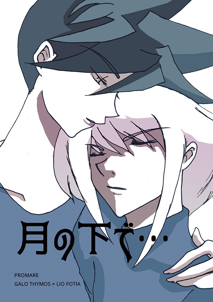 月の下で…