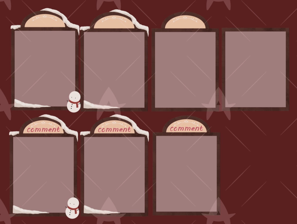 配信用素材 ロココ調 冬のインテリア