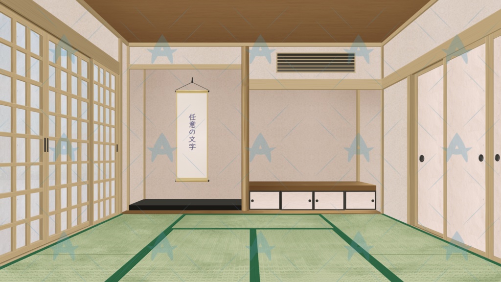 配信用素材 和室