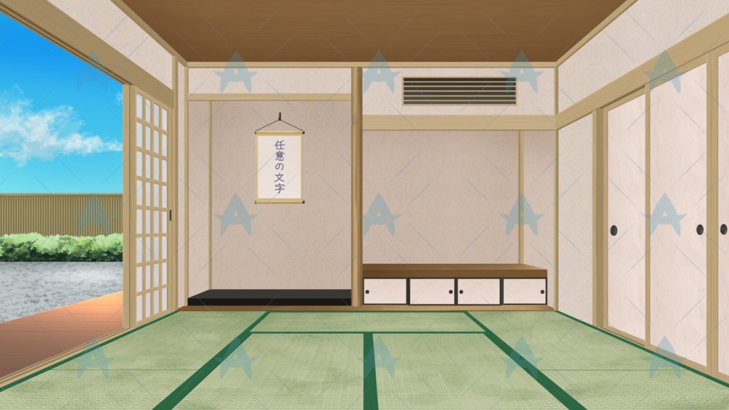 配信用素材 和室