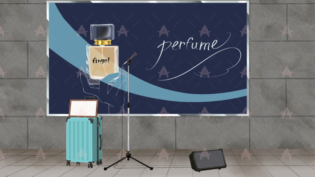 配信用素材 路上