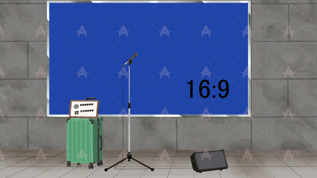 配信用素材 路上