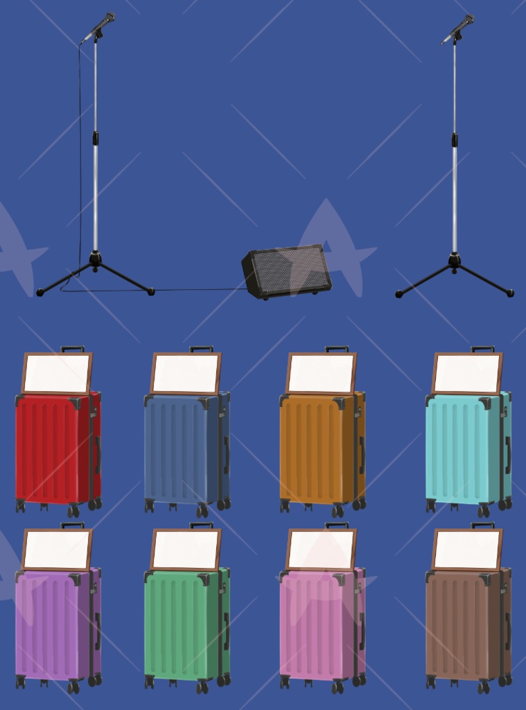 配信用素材 路上