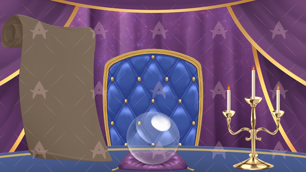 配信用素材 占いの館