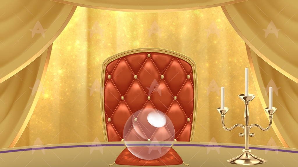 配信用素材 占いの館