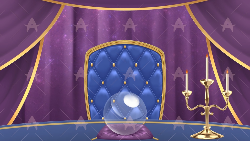 配信用素材 占いの館