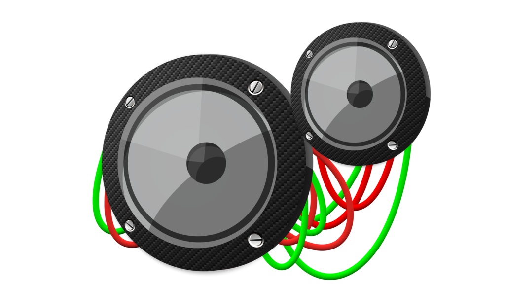 【OBS対応透過動画・画像素材セット】動くスピーカー