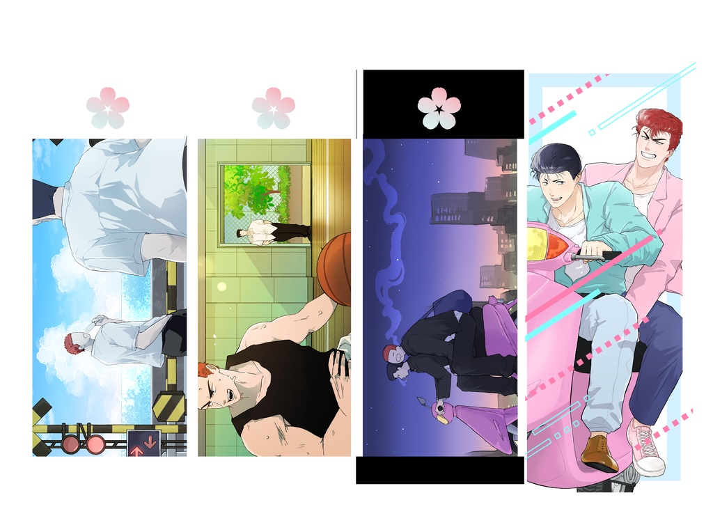 洋花 クリアしおり 全種セット