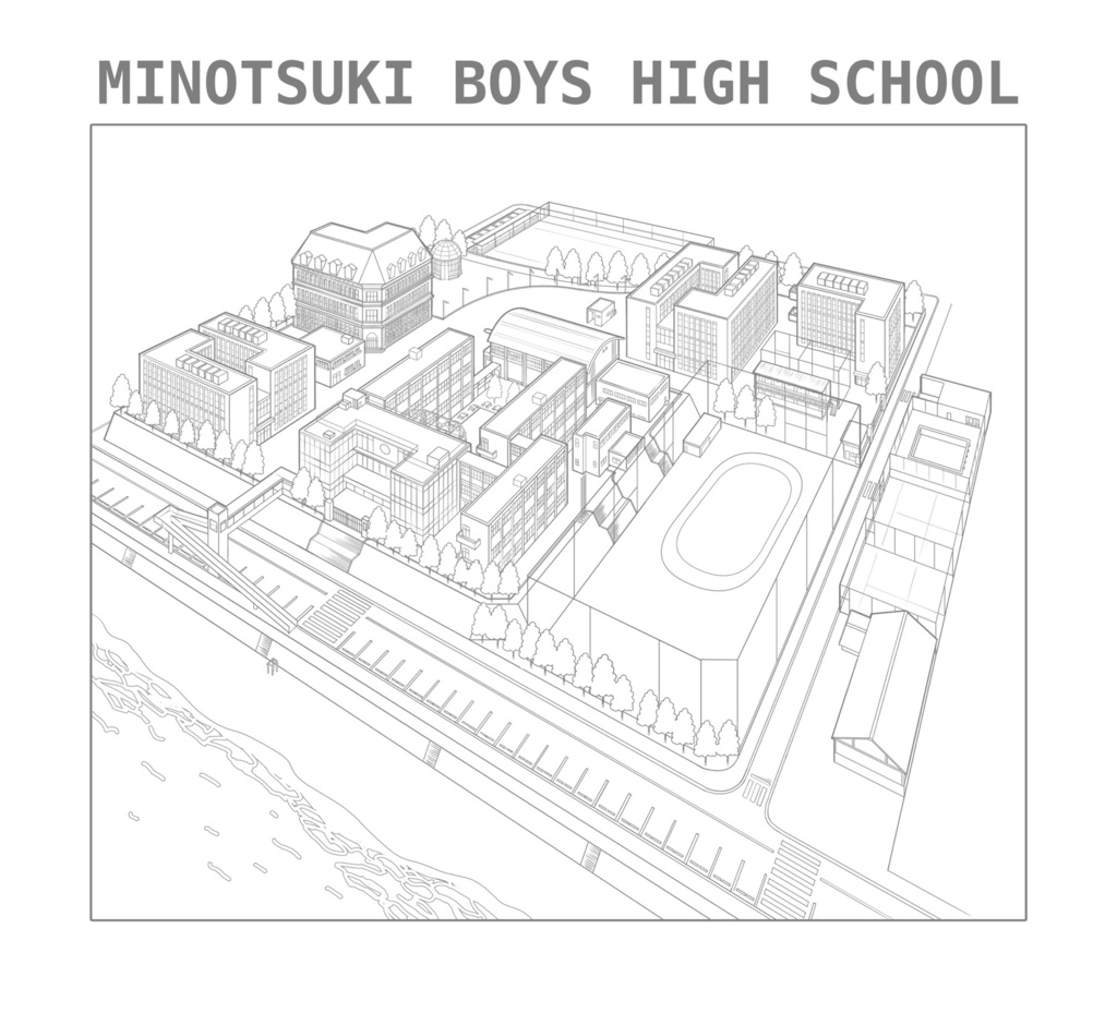 体操着風Tシャツ(ホワイト)