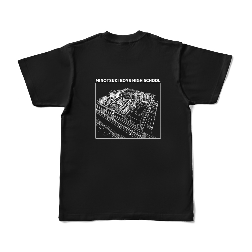 体操着風Tシャツ(ブラック)